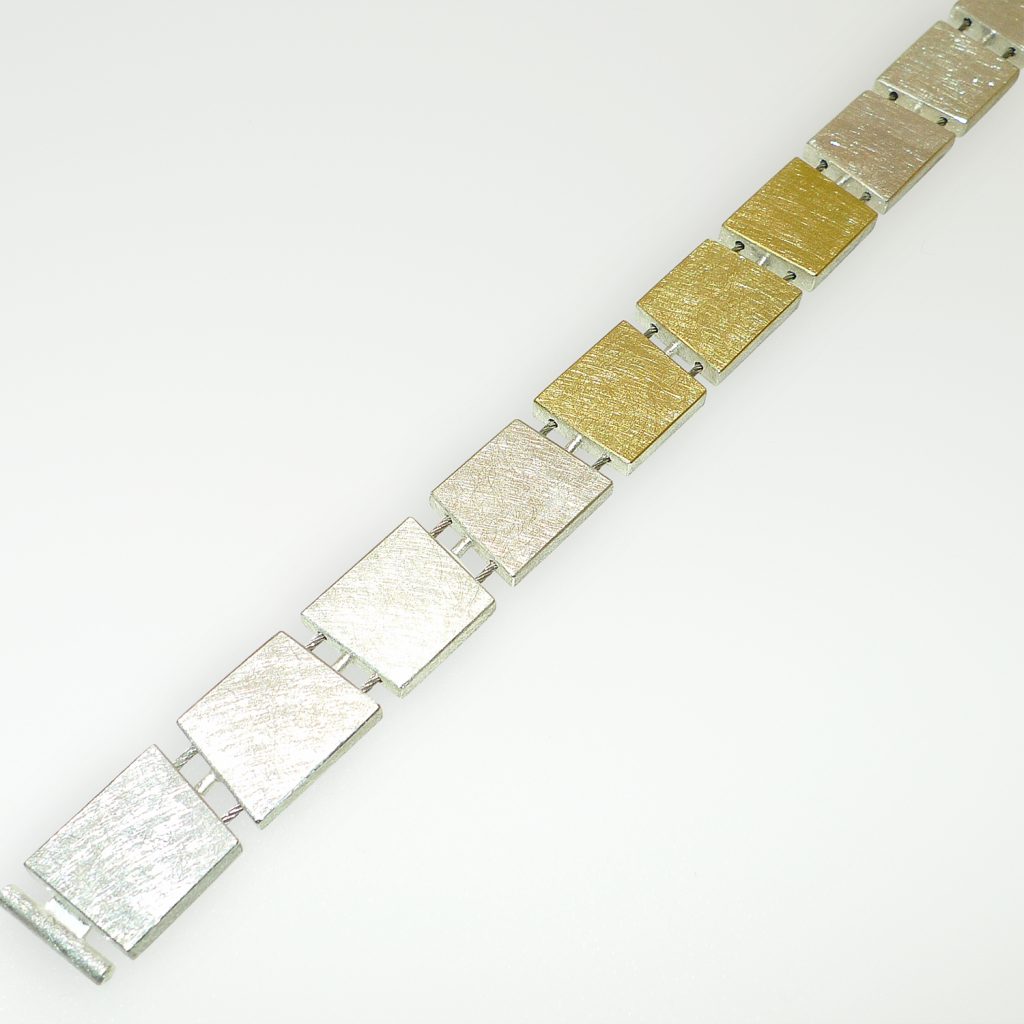 Armband-bicolor-Silber-925-Gold-750_web Armband, bicolor, Silber 925, Gold 750